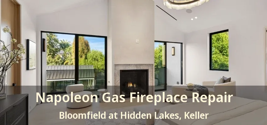 Napoleon Gas Fireplace Repair Bloomfield at Hidden Lakes, Keller - TX