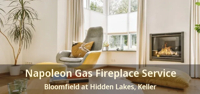 Napoleon Gas Fireplace Service Bloomfield at Hidden Lakes, Keller - TX