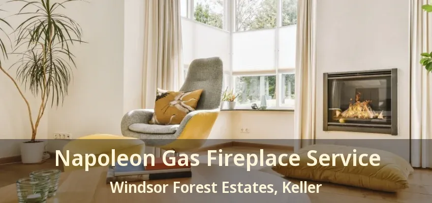 Napoleon Gas Fireplace Service Windsor Forest Estates, Keller - TX