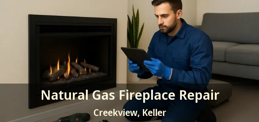 Natural Gas Fireplace Repair Creekview, Keller - TX