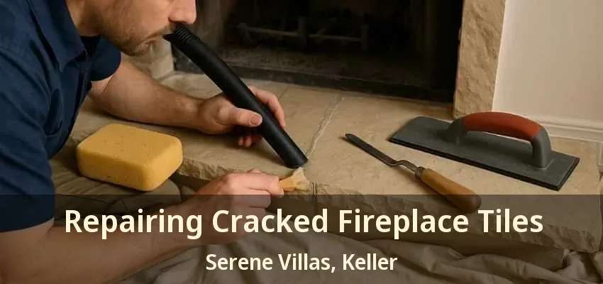 Repairing Cracked Fireplace Tiles Serene Villas, Keller - TX