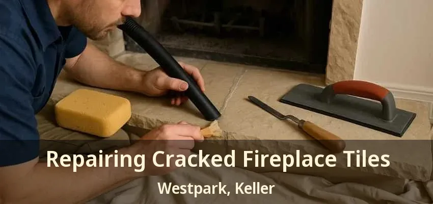 Repairing Cracked Fireplace Tiles Westpark, Keller - TX