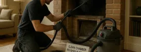Fireplace Smoke Chamber Repair Benson, Keller